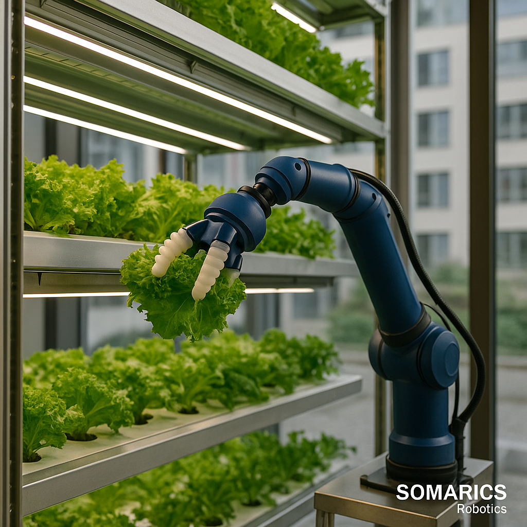 Urban Vertical Farming and Smart Agri-Logistics: The Role of Soft Robotics in Feeding Tomorrow’s Cities!