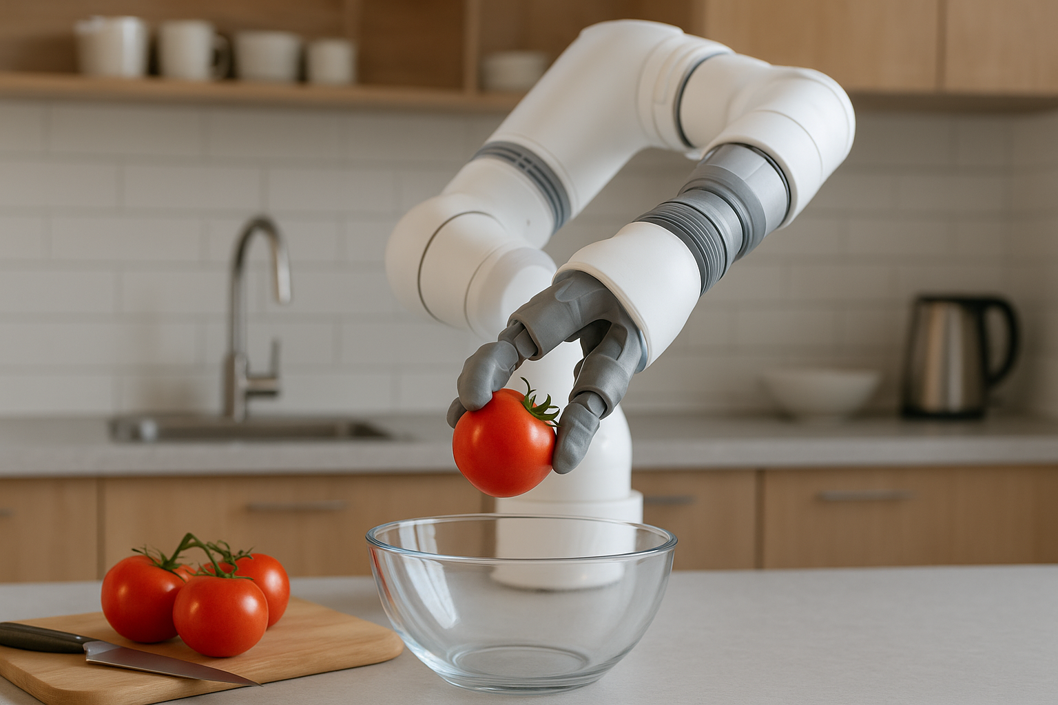 Soft Robotic Assistants for Home Food Preparation